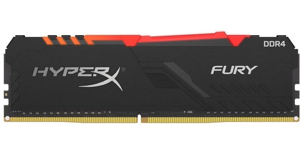 Акція на Память для ПК HyperX DDR4 3733 16GB Fury RGB  (HX437C19FB3A/16) від MOYO