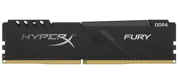 Акція на Память для ПК HyperX DDR4 3733 16GB Fury Black  (HX437C19FB3/16) від MOYO