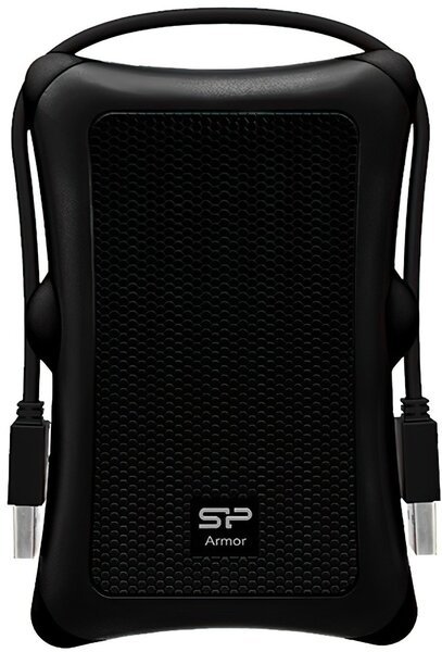 

Жесткий диск SILICON POWER 2.5" USB 3.2 Armor A30 1TB Black (SP010TBPHDA30S3A)