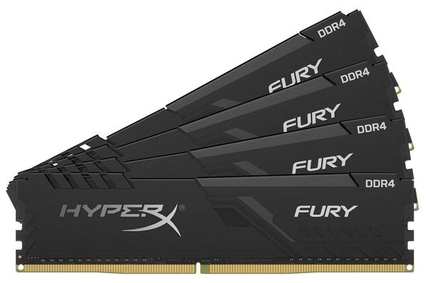 

Память для ПК HyperX DDR4-3000 64GB PC4-24000 1Rx8 (Kit of 4x16384) Fury Black (HX430C16FB4K4/64)