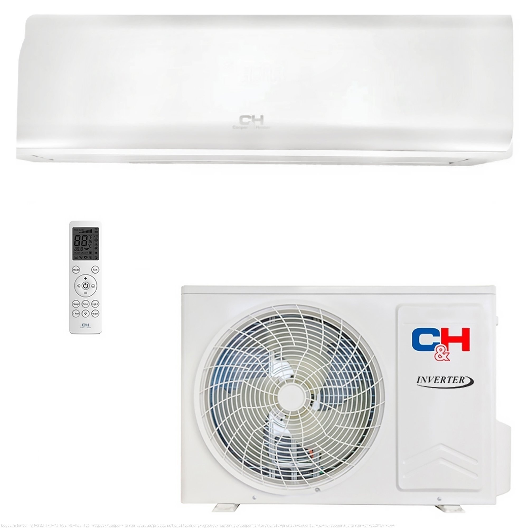 

Кондиционер Cooper&Hunter CH-S09FTXN-PW
