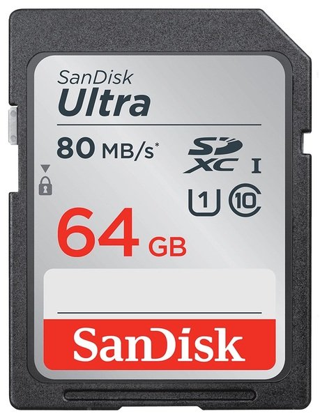 Акція на Карта памяти SANDISK SDXC 64GB Class 10 UHS-I R100MB/s Ultra (SDSDUNR-064G-GN6IN) від MOYO