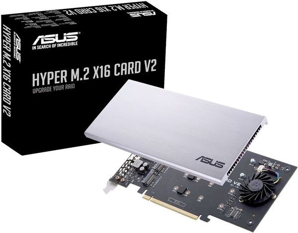 

Плата-адаптер PCIe ASUS Hyper M.2 X16 PCIe 3.0 X4 Expansion Card V2 (90MC06P0-M0EAY0)