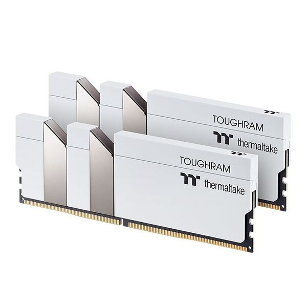Акция на Память для ПК Thermaltake TOUGHRAM DDR4 3600 16GB KIT (8GBx2) White (R020D408GX2-3600C18A) от MOYO