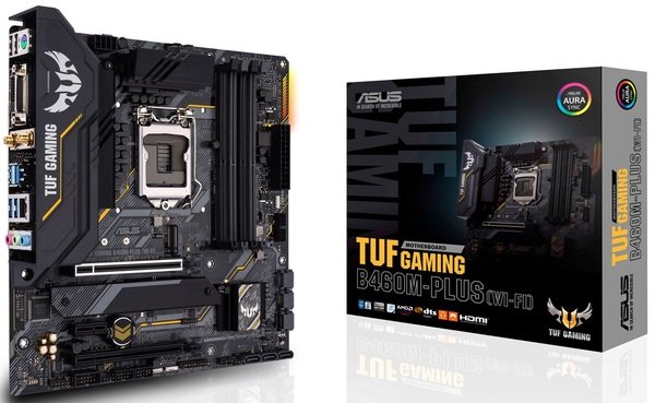 

Материнcкая плата ASUS TUF GAM B460M-PLUS WI-FI (TUF_GAM_B460M-PLUS_WI-FI)