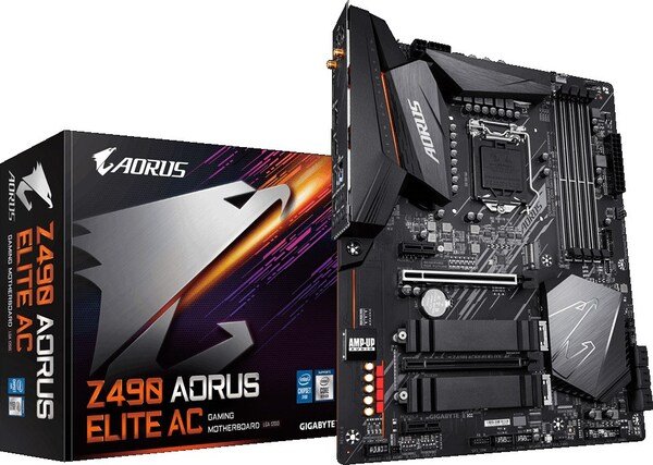 

Материнская плата GIGABYTE Z490 AORUS ELITE AC (Z490_AORUS_ELITE_AC)