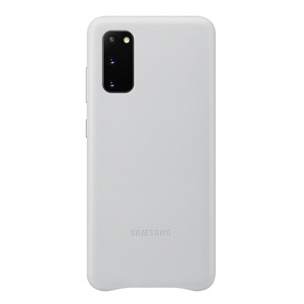 Акція на Чехол Samsung для Galaxy S20 (G980) Leather Cover Grayish White від MOYO