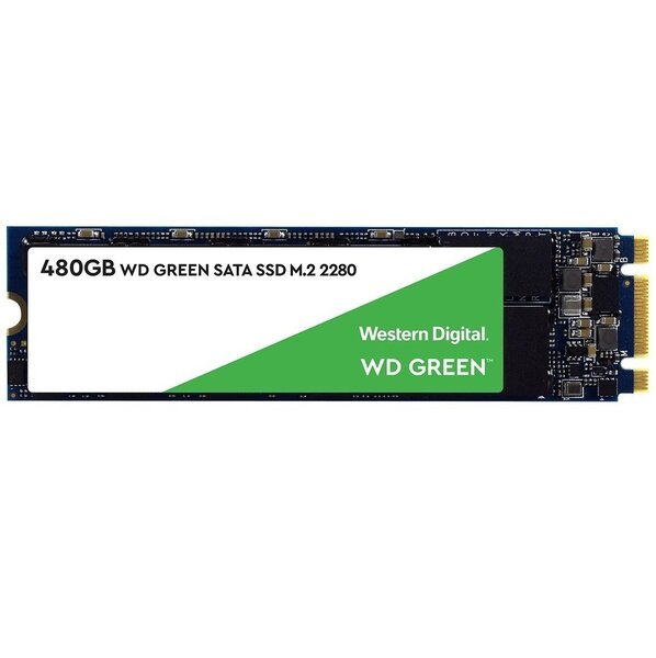 Акція на SSD накопитель WD M.2 Green 480GB 2280 SATA TLC (WDS480G2G0B) від MOYO