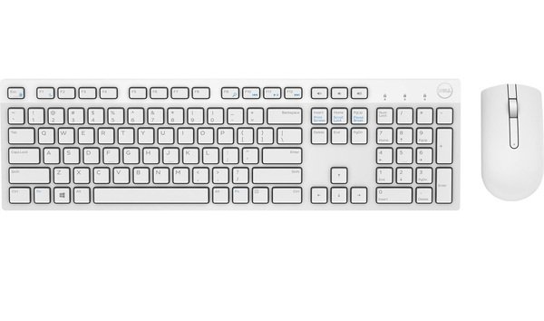 Акція на Комплект Dell Wireless Keyboard and Mouse-KM636 White US (580-ADGF) від MOYO