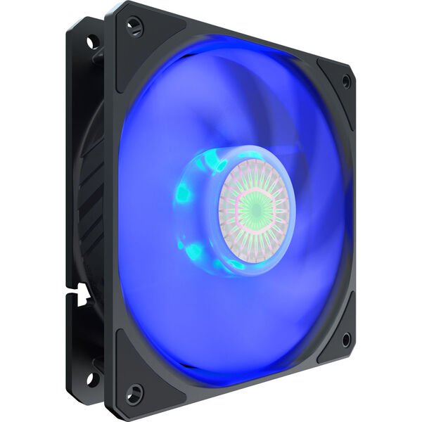 Акція на Корпусний вентилятор Cooler Master SickleFlow 120 Blue LED, 120мм, 650-1800об/хв, Single pack w/o HUB (MFX-B2DN-18NPB-R1 від MOYO