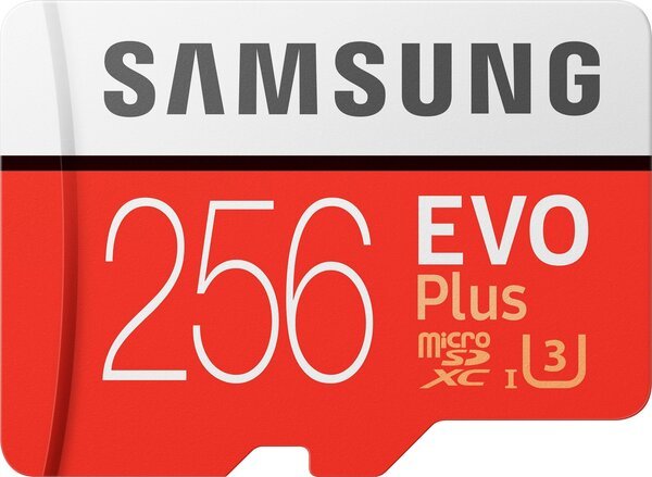

Карта памяти SAMSUNG microSDXC 256GB Class 10 UHS-I U3 EVO PLUS V2