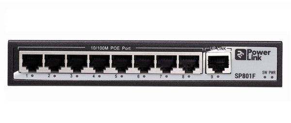 

Комутатор 2E PowerLink SP801F 9xFE (8xFE PoE, 1xFE Uplink, 104W)