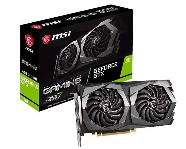 

Видеокарта MSI GeForce GTX1650 4GB DDR6 GAMING (GTX_1650_D6_GAMING)