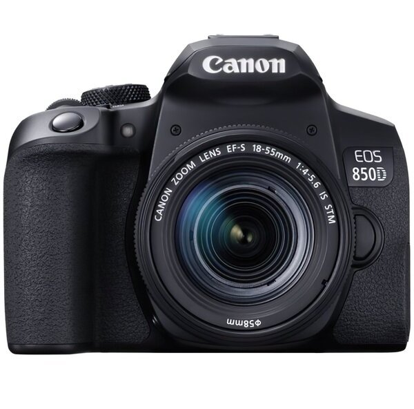 Акція на Фотоаппарат CANON EOS 850D 18-55 IS STM (3925C016) від MOYO
