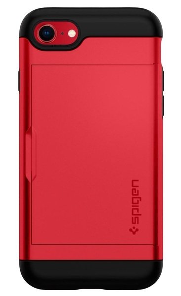 

Чехол Spigen для iPhone SE 2020/8/7 Slim Armor CS Red