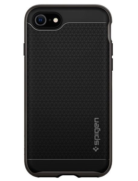 

Чехол Spigen для iPhone SE 2020/8/7 Hybrid NX Gunmetal+Frame