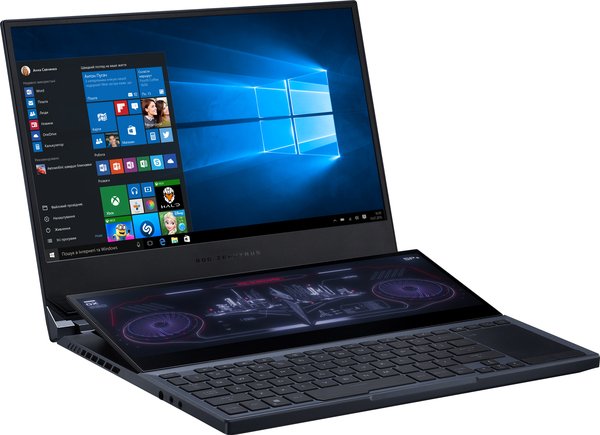 

Ноутбук ASUS ROG Zephyrus Duo 15 GX550LXS-HC141R (90NR01V2-M03310) + фирменный рюкзак + игровая мышка