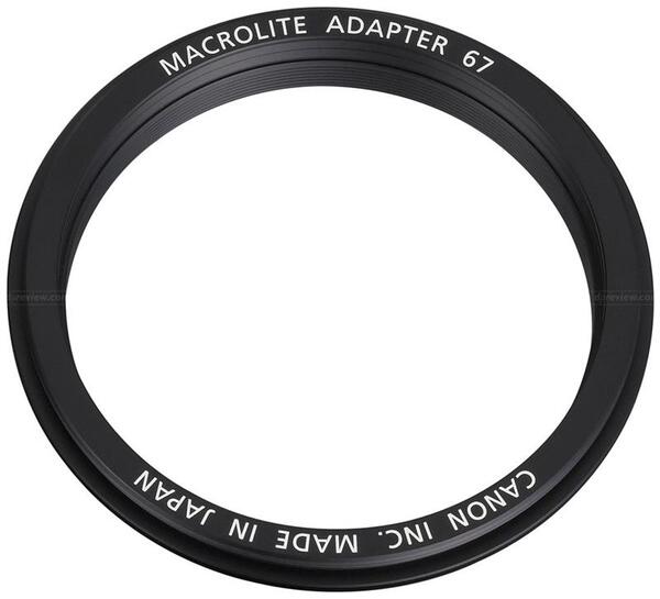 

Адаптерное кольцо для макровспышки Canon MLADAPTER67 (3563B001)