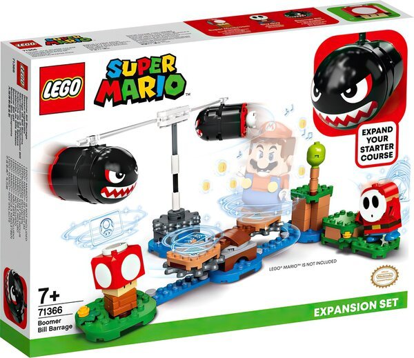 

Конструктор LEGO Super Mario Огневой налёт Билла-банзай. Дополнительный набор (71366)