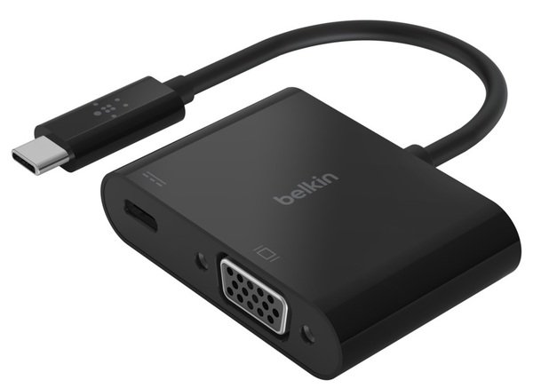 

Адаптер Belkin USB-C - VGA 60W PD, black