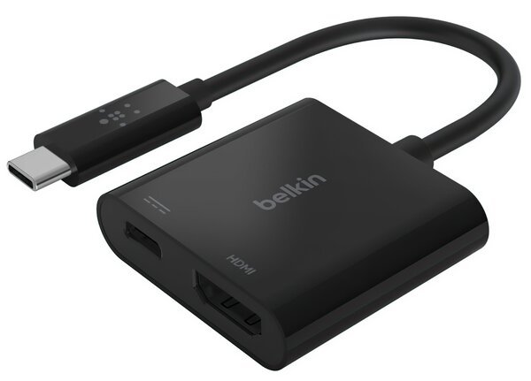 Акція на Адаптер Belkin USB-C - HDMI 60W PD, black від MOYO