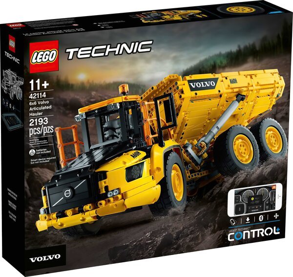 

Конструктор LEGO Technic Самосвал Volvo 6х6 (42114)
