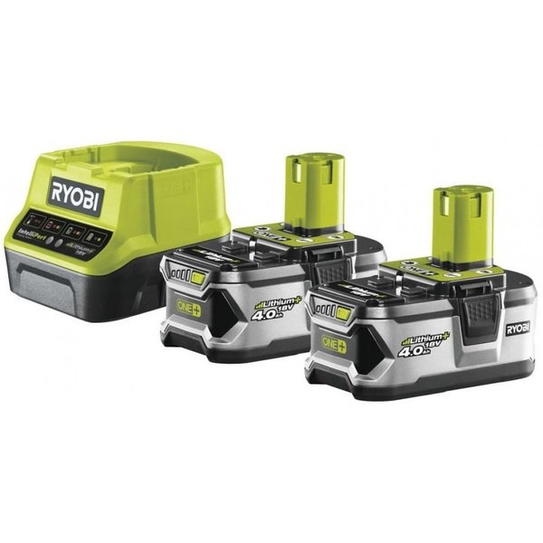 

Акумулятор и зарядное устройство Ryobi ONE+ RC18120-240 18В 2х4.0А/г Lithium+