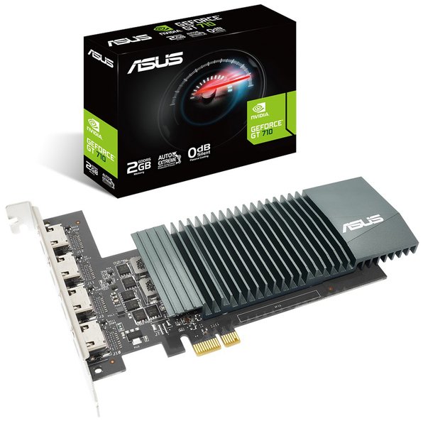 Акція на Видеокарта ASUS GeForce GT710 2GB DDR5 від MOYO