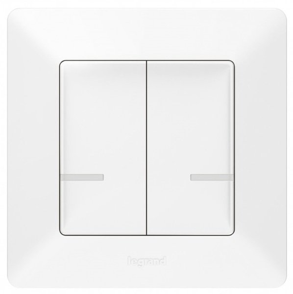 

Умный безпроводной выключатель Legrand Valena Life with NETATMO белый