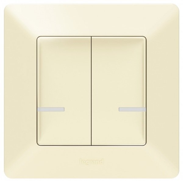 

Умный безпроводной выключатель Legrand Valena Life with NETATMO слоновая кость