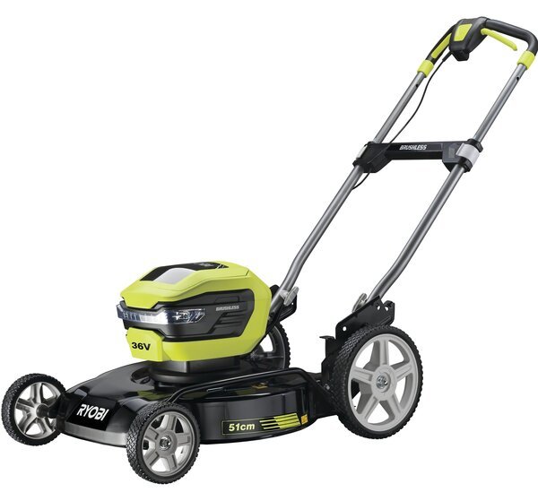 

Газонокосилка Ryobi RY36LMMX51A-140 36В 1х4.0А / ч, 51см, мульчирование, бесщеточный двигатель