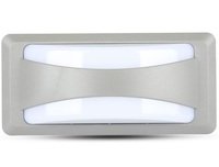 Светильник фасадный, V-TAC, SKU-8246, 12W, LED Bulkhead Softlight Natural White Grey Body IP65