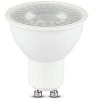 Лампа світлодіодна V-TAC, 6W, SKU-7498, LED Spotlight GU10 Plastic Lens Cover 4000K CRI 95+
