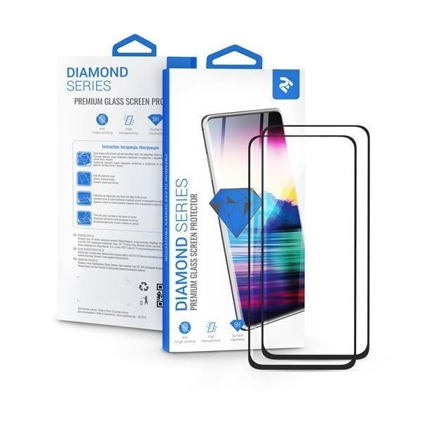 

Комплект защитных стёкол 2E для TECNO Camon12 (CC7) 2.5D FCFG Black Border