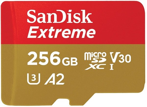 Акція на Карта пам'ятi SanDisk microSDXC 256GB Class 10 UHS-I U3 R160/W90MB/s Extreme V30 (SDSQXA1-256G-GN6MN) від MOYO