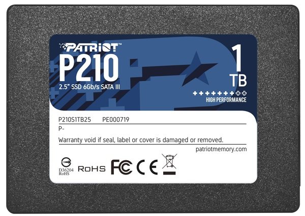 Акція на SSD накопитель Patriot 2.5" 1TB SATA TLC P210 від MOYO