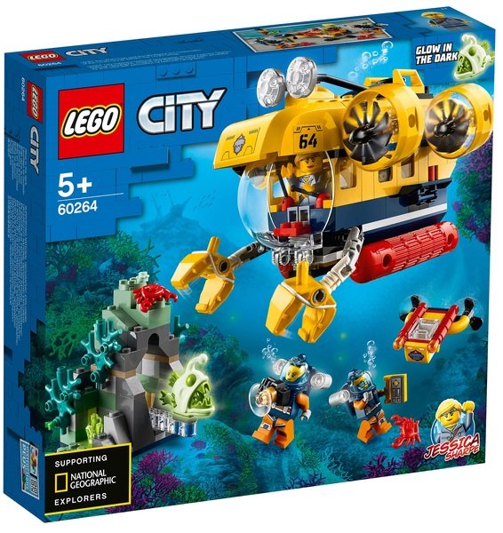 

Конструктор LEGO City Океан: разведывательный подводная лодка (60264 L)
