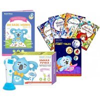 Стартовый набор Smart Koala + Книга Интерактивная Smart Koala English (1 сезон) + Книга интерактивная Smart Koala сказки