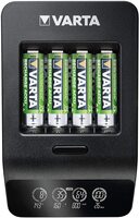 Зарядное устройство VARTA LCD Smart Plus Charger + Аккумулятор NI-MH AA 2100 мАч, 4 шт. (57684101441)