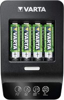 Зарядное устройство VARTA LCD Ultra Fast Plus Charger + Аккумулятор NI-MH AA 2100 мАч, 4 шт. (57685101441)