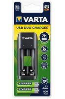 Зарядное устройство VARTA Value USB Duo Charger+2xAAA 800mAh
