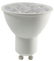 Лампа LED V-TAC, 6W, SKU-20027 LED Spotlight SAMSUNG Chip GU10 Ripple Plastic Lens Cover 10° 4000K
