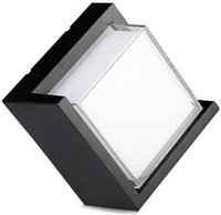Светильник уличный LED V-TAC, 12W, SKU-8540 LED Wall Light IP65 Sami-Frame Black Square 4000K