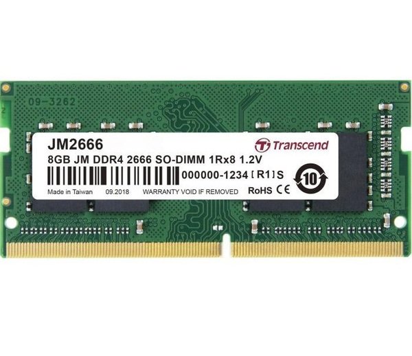 

Память для ноутбука Transcend DDR4 2666 8GB SO-DIMM