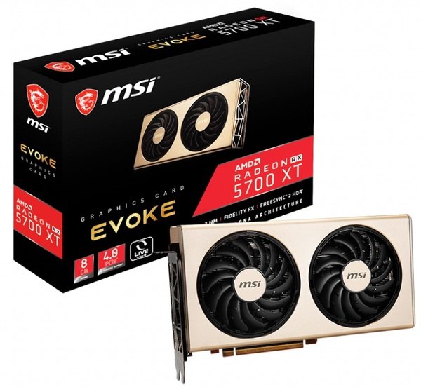 

Видеокарта MSI Radeon RX 5700 XT 8GB DDR6 EVOKE (RADEON_RX5700XT_EVOKE)