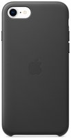 Чехол Apple Leather Case для iPhone 8/7/SE 2020 Black