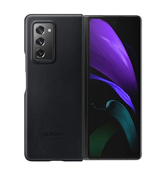 

Чехол Samsung для Galaxy Z Fold 2 Leather Cover Black (EF-VF916LBEGRU)