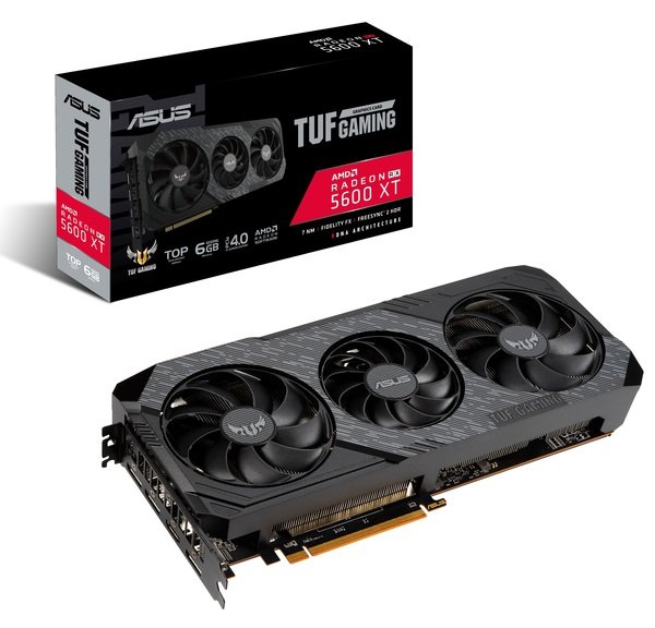 

Видеокарта ASUS Radeon RX 5600 XT 6GB DDR6 TUF3 EVO GAMING (TUF3-RX5600XT-T6G-EVO-G)