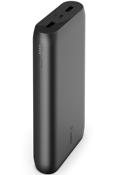Акция на Портативный аккумулятор Belkin 20000mAh,  Dual USB-A, USB-C, black от MOYO