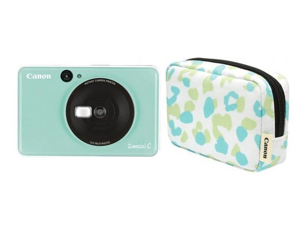 

Фотокамера моментальной печати Canon ZOEMINI C Mint Green Essential Kit (3884C011)